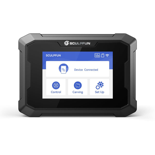 [Reacondicionada] Pantalla Táctil SCULPFUN TS1 de 3.5 Pulgadas para Láser - Funcionamiento Sin Conexión