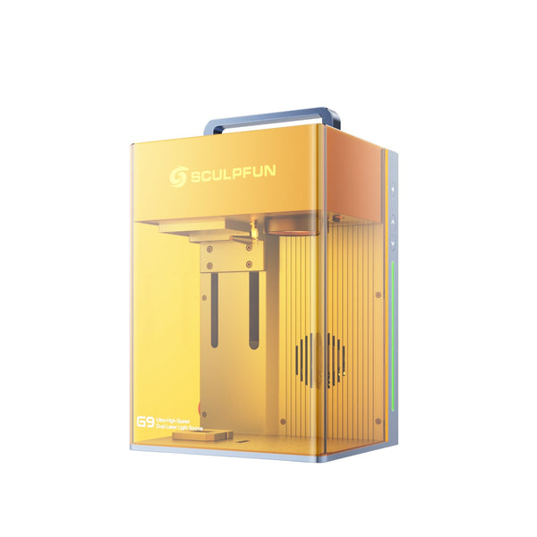 Grabador láser portátil SCULPFUN G9 con láser de diodo IR de 2W + láser de 10W