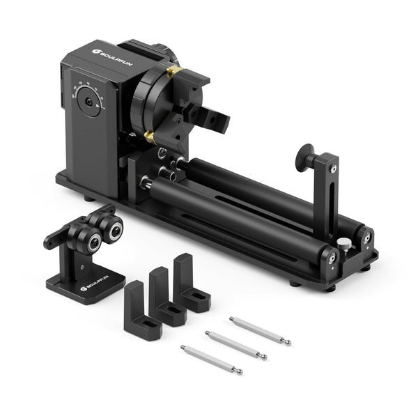 SCULPFUN RA Pro Max 4 en 1 Rodillo giratorio y mandril para grabador láser